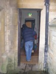 Into the choir vestry